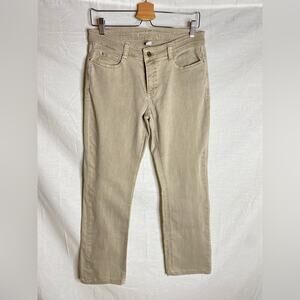 MAC Dream Jeans Beige Straight Leg High rise stretchy jeans